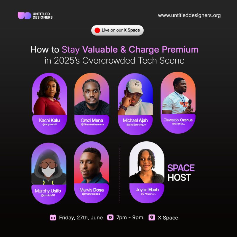 Hosting a Twitter Space for Nigerian Design Leaders